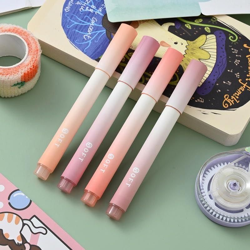Cute Highlighters Markers Pastel Highlighter Pen Set (4pc)